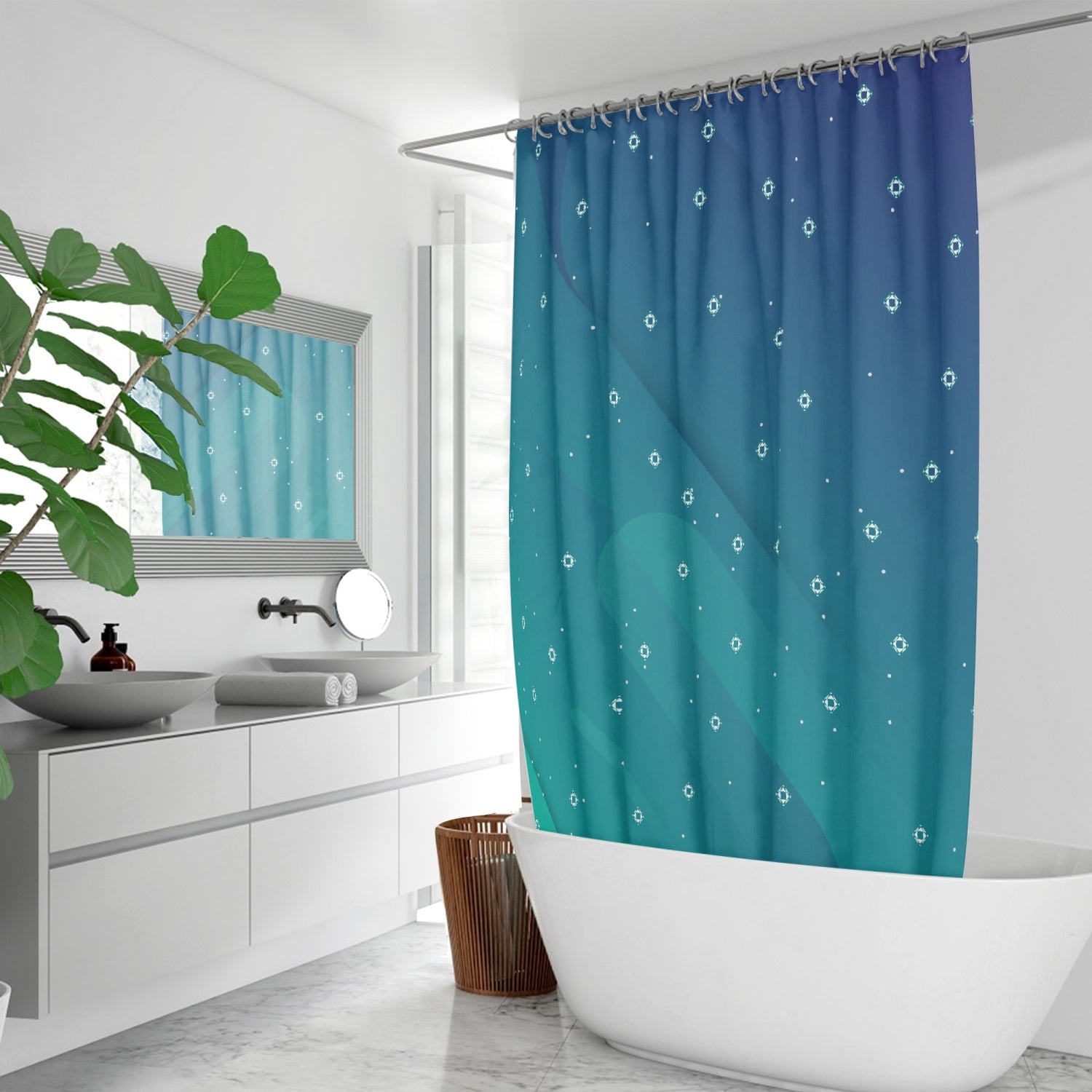 171. Quick-drying Shower Curtain ONVELS
