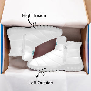 446. Cotton-pad Fur Zipper Up Boots Onvels brand