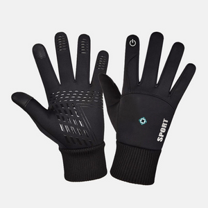 Custom Outdoor Activities Full Finger Gloves Touch Screen Plush Gloves