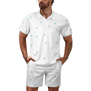 200gsm Short Sleeve Men's POLO Shirt Set A46TZ (All-Over Printing)