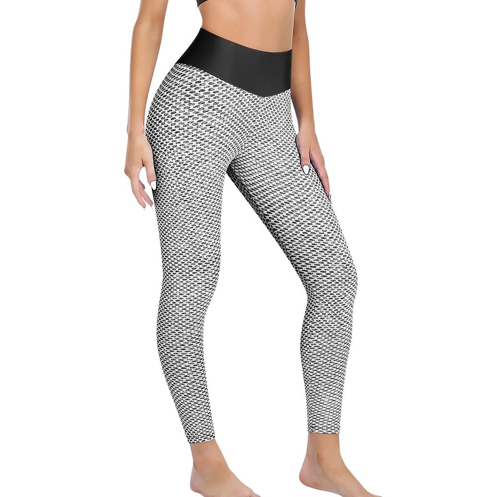 Honeycomb Textured Yoga Pants for Women onvels