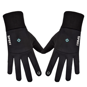 Custom Outdoor Activities Full Finger Gloves Touch Screen Plush Gloves