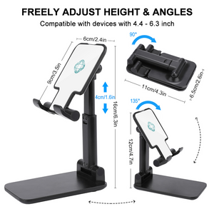 Custom Foldable Cell Phone Holder Phone Stand Adjustable Desktop Stand