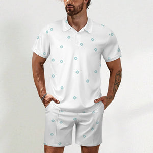 200gsm Short Sleeve Men's POLO Shirt Set A46TZ (All-Over Printing)