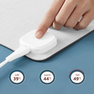 Custom Heated Mouse Pad Hand Warmer for Winter 12.2''x27.6''/13" x 31.5"