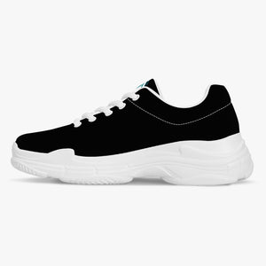 176. Trendy Chunky Sneakers - White/Black ONVELS